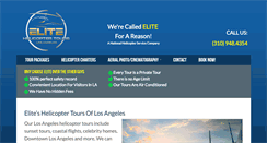 Desktop Screenshot of elitehelicoptertours.com